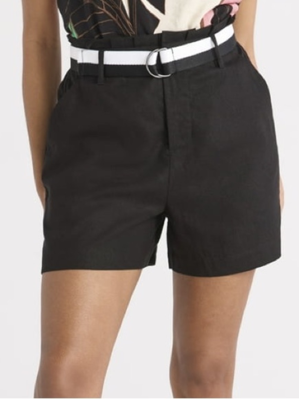 Sofia Vergara Belted Shorts